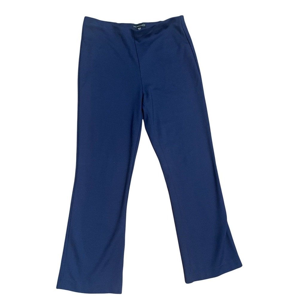 Saks Fifth Avenue Navy Soft‎ Pull On Casual Comfort Pant Size M Business Casual